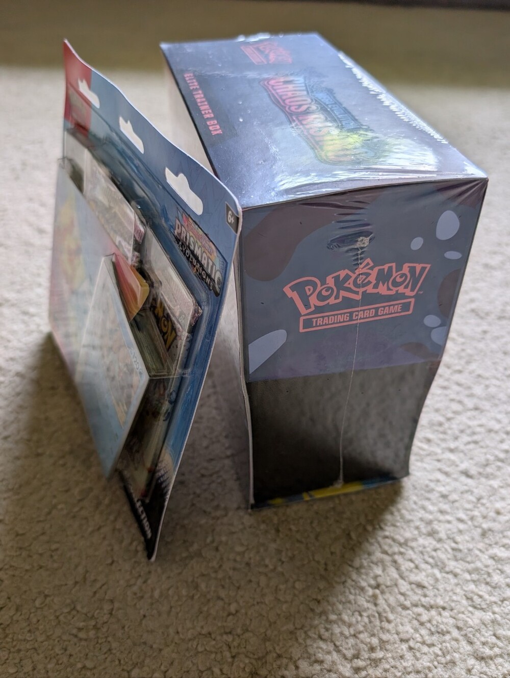Pokémon Chaos Rising ETB & Prismatic Evolutions Tech Sticker Collection SEALED - Picture 3 of 7